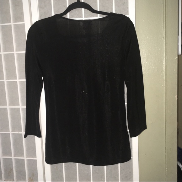 Black Sequin Cowl  Top Questions by say what  M - Picture 5 of 8